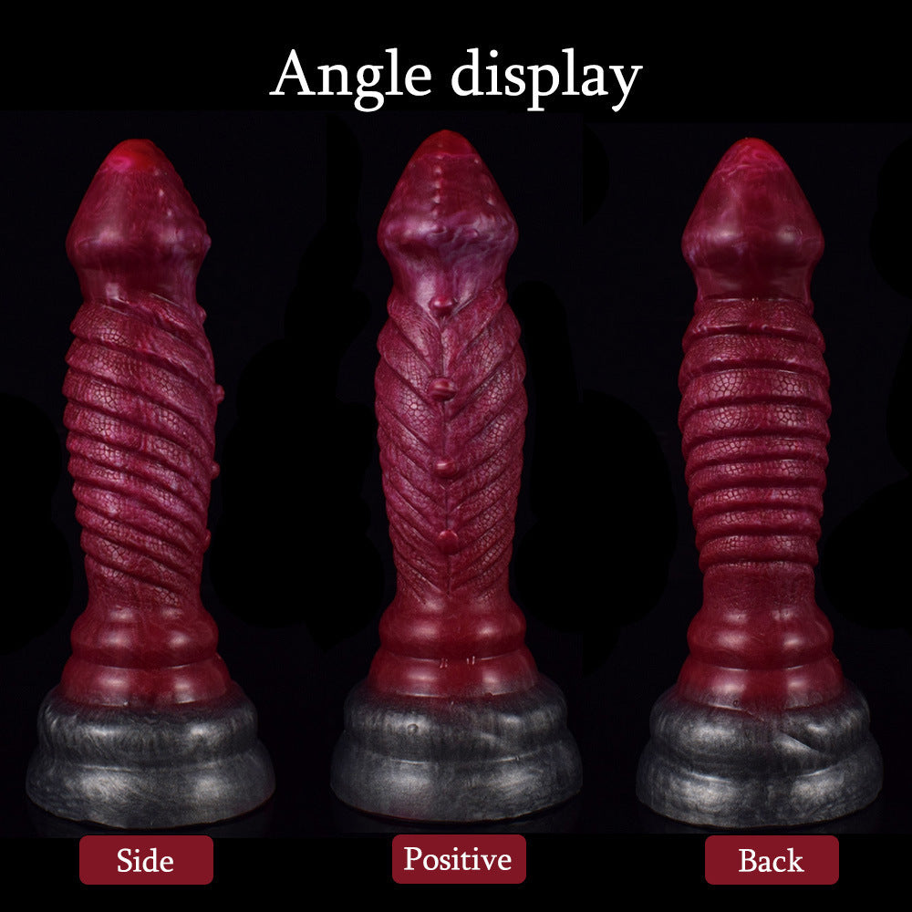 Colored Dildo Masturbator Irregular Anal Plug
