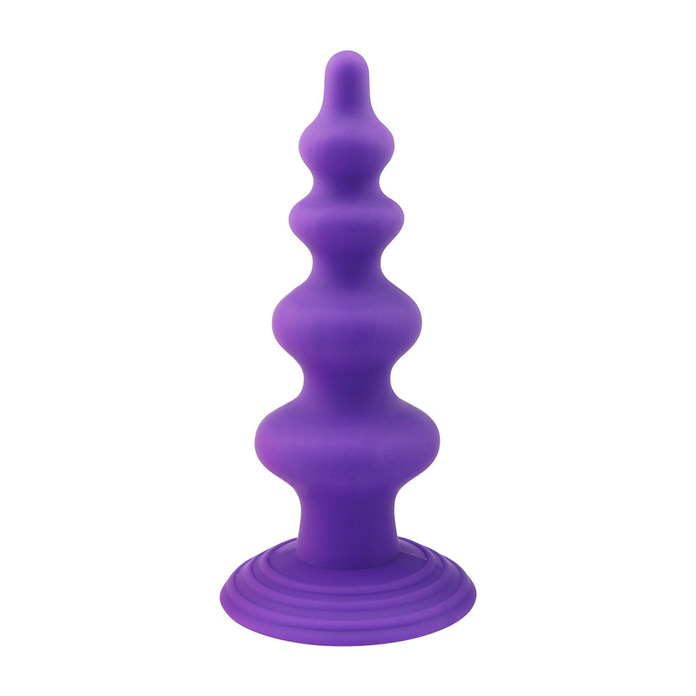 Pagoda Back Court Silicone Butt Plug