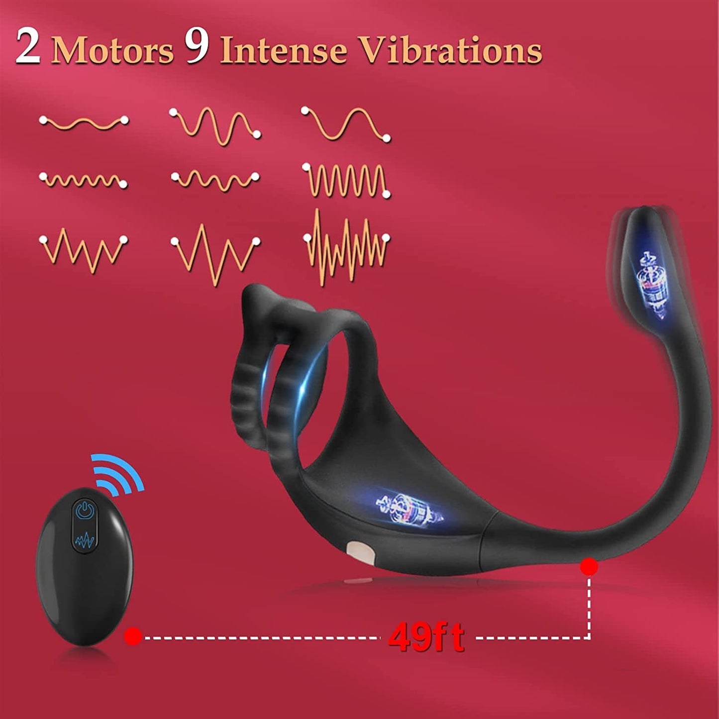 Men's Horseshoe Ring Anal Massager