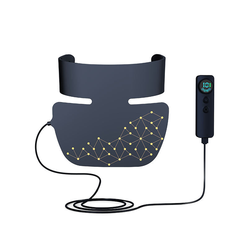 LED Infrared Neck Beauty Instrument Black Silicone Neck