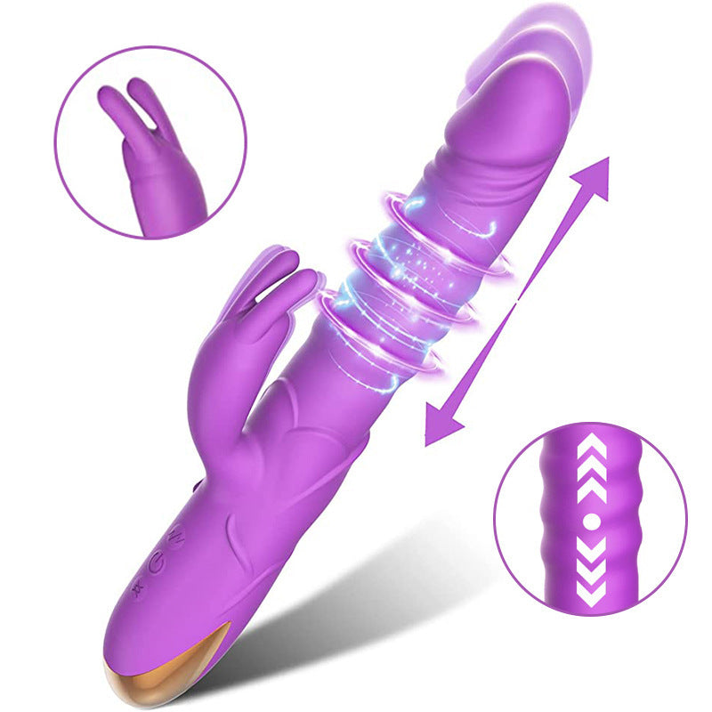 Rose Automatic Retractable Massage For Women