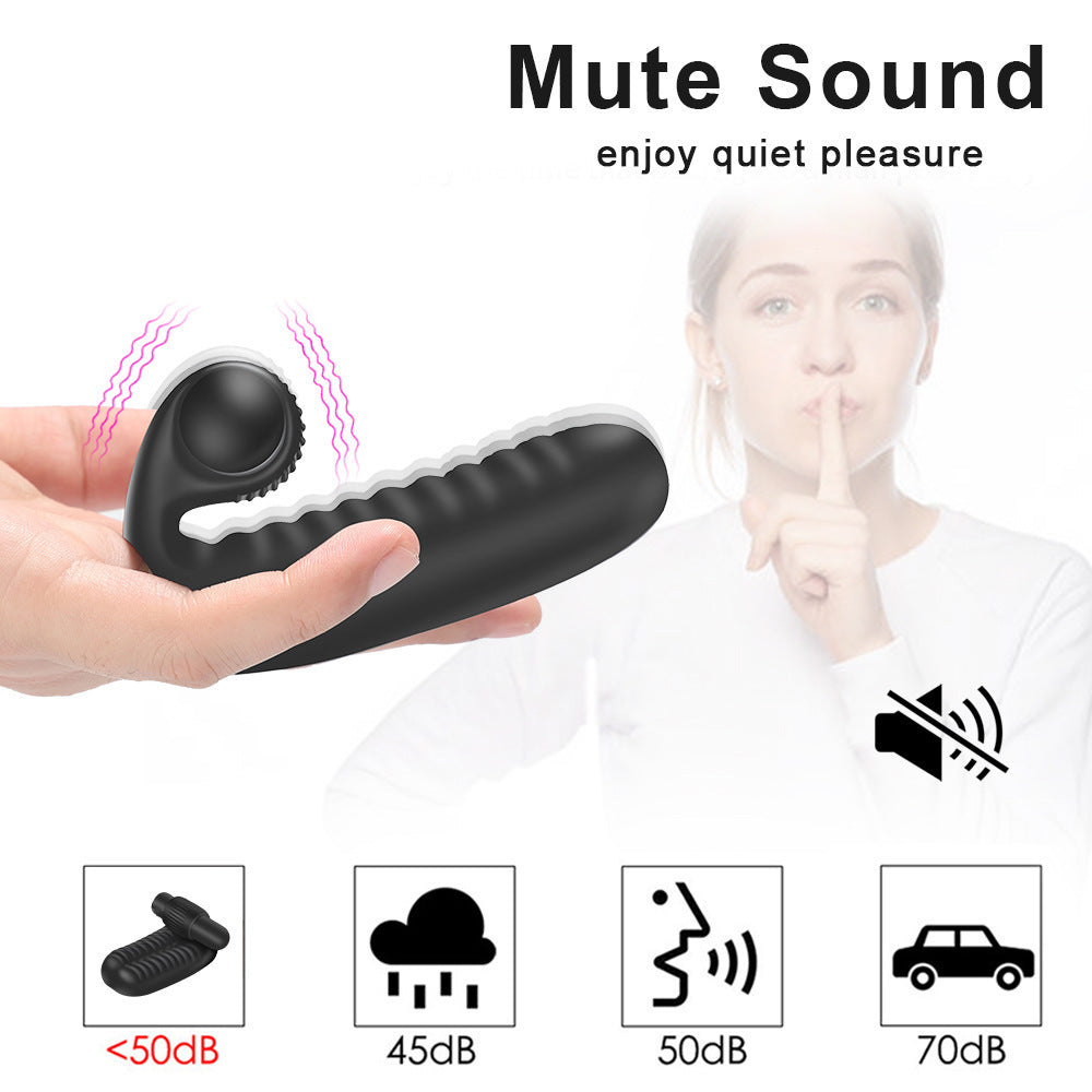 Stimulation Wear Finger Vibration Sleeve Silicone