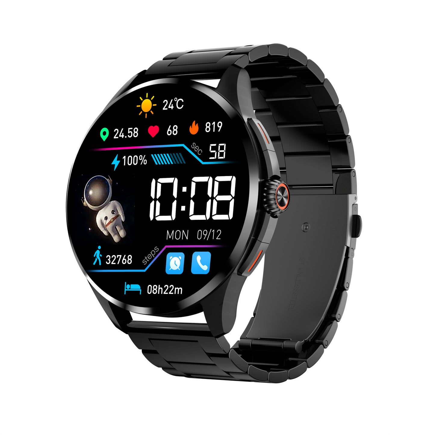 Sports Silicone Smart Watch Waterproof