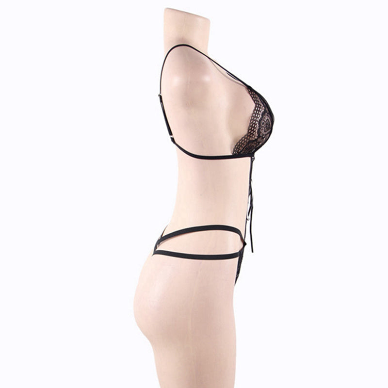 Large Size Erotic Lingerie Sexy One-piece Erotic Mature Ladies Pure Sexual