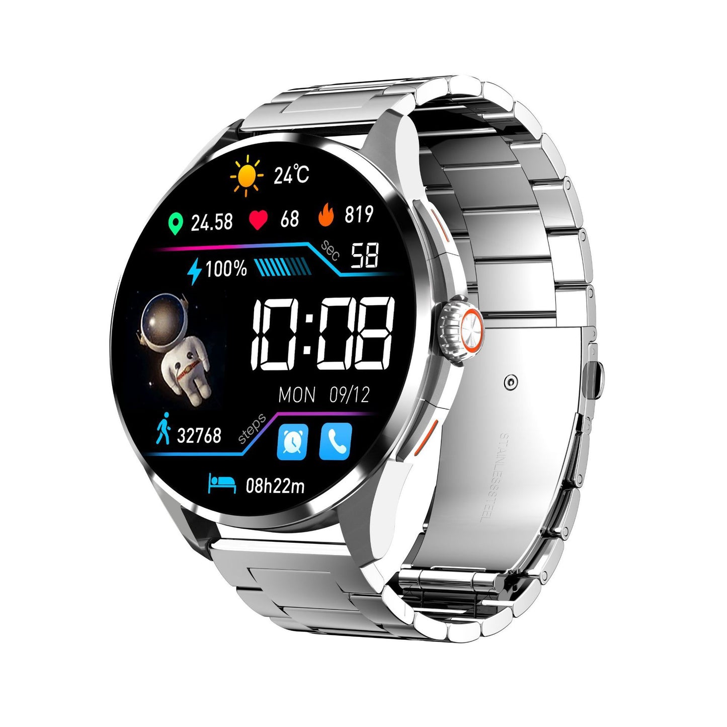 Sports Silicone Smart Watch Waterproof