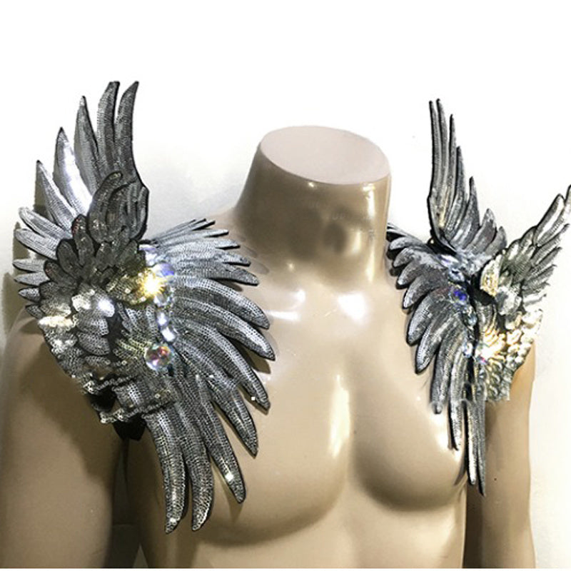 New Super Glitter Wings Sexy Costume Accessories