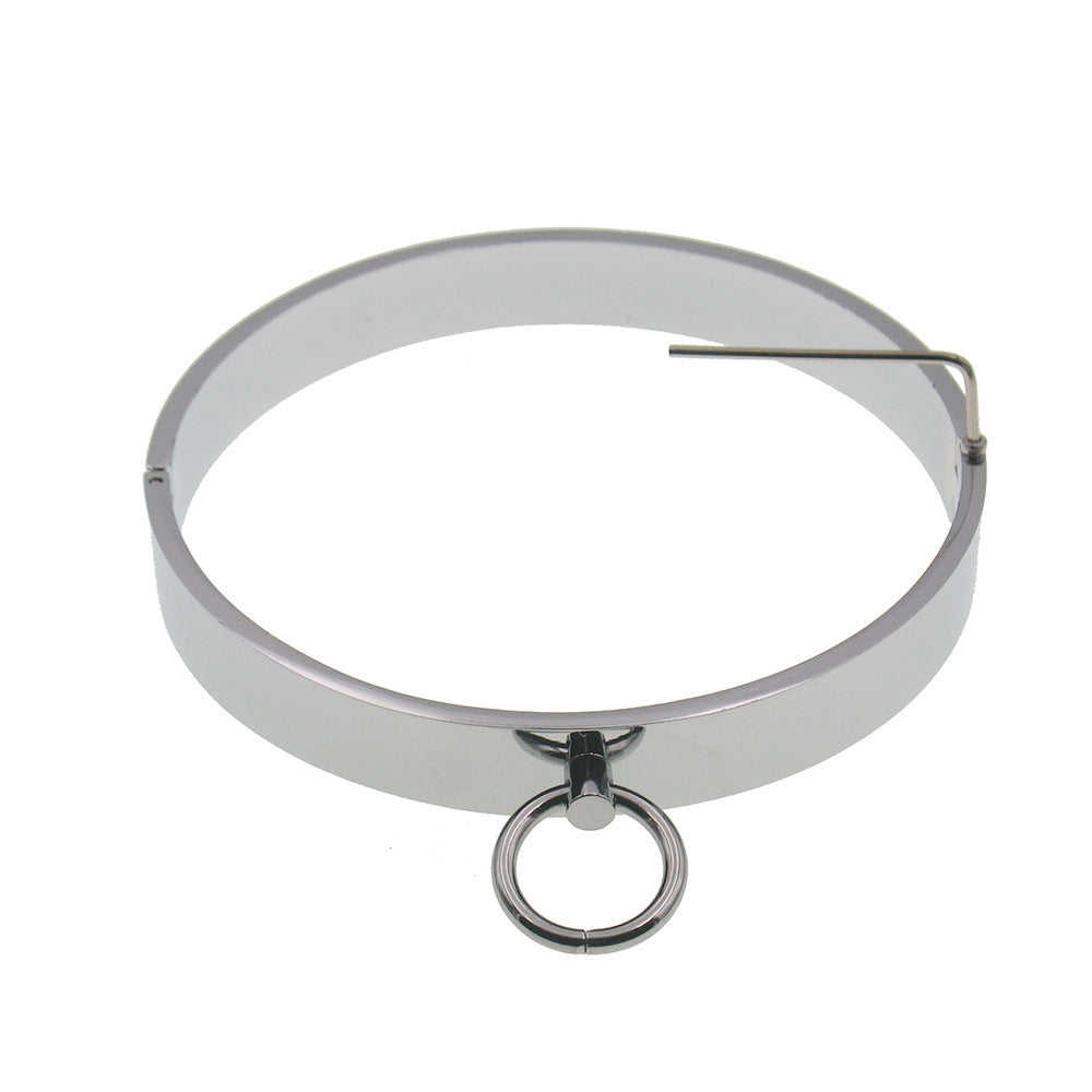 Metal Sexy Collar Men's Adjult Sex Tools