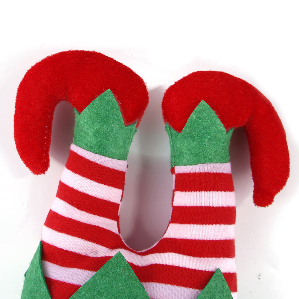 Pet Christmas Funny Striped Clown Hat Dog Ornaments Supplies Accessories