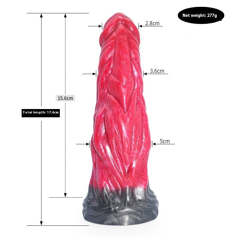 Colored Dildo Masturbator Irregular Anal Plug