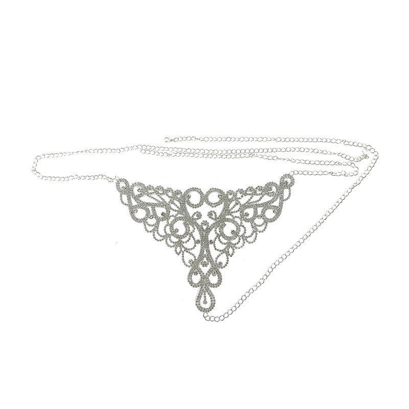 Rhinestone Sexy Female Geometric Diamond Body Chain