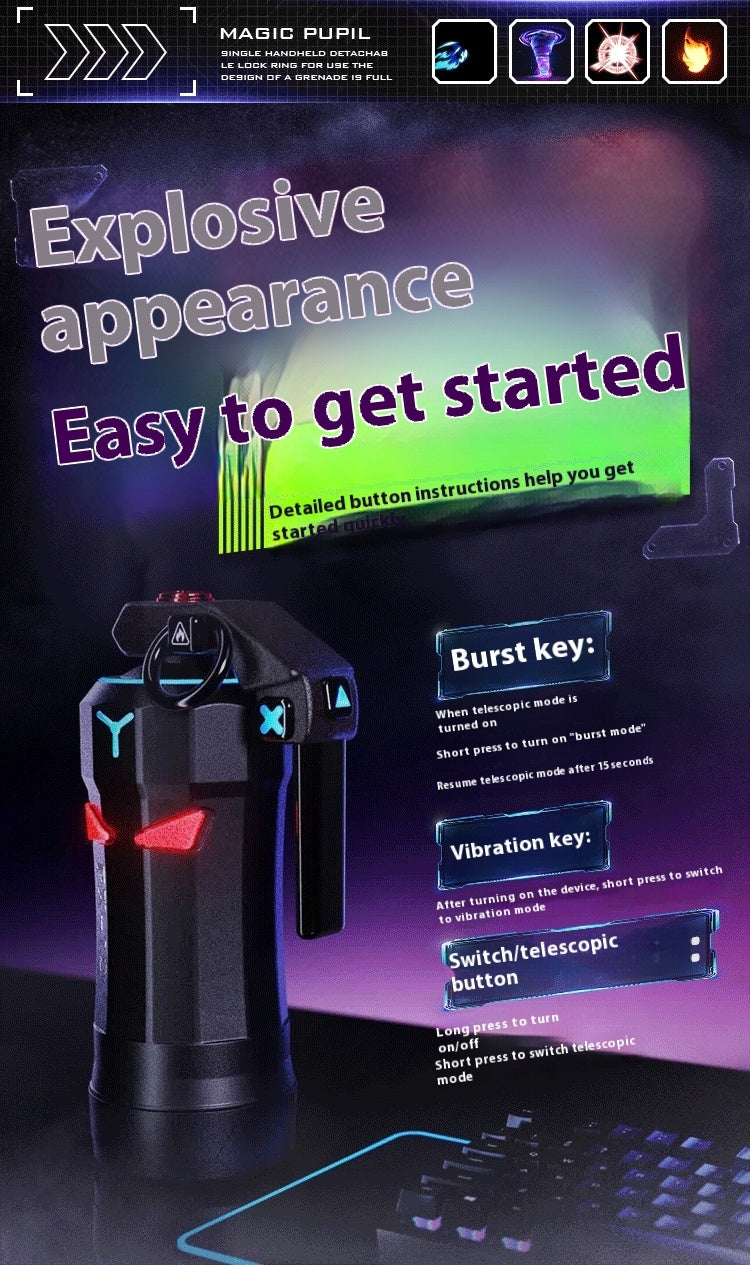 Telescopic Vibration Heating Men's Automatic Cup
