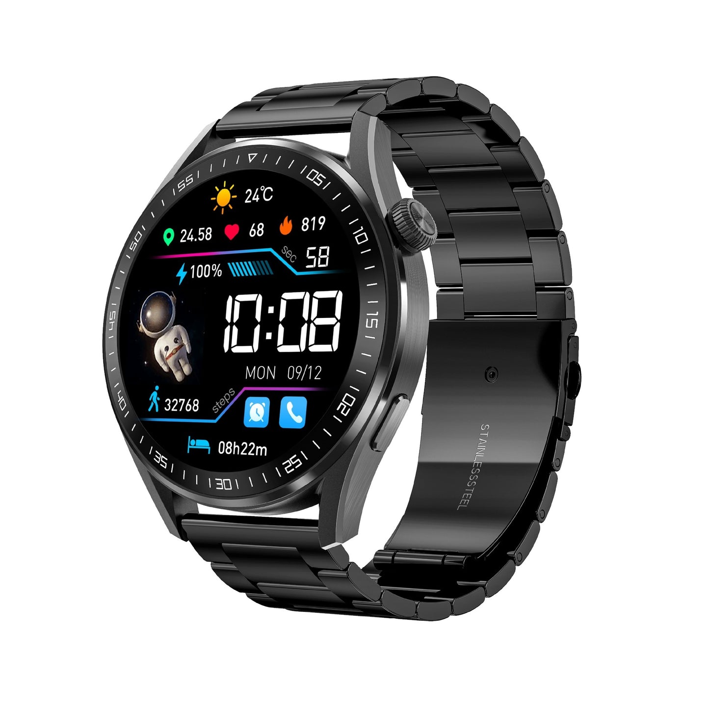 Sports Silicone Smart Watch Waterproof