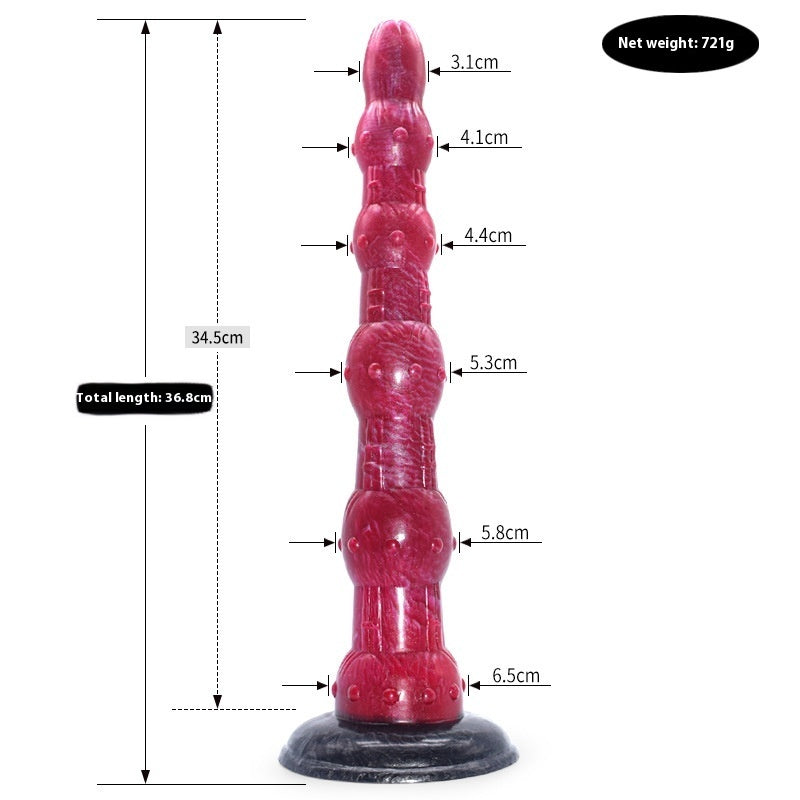 Colored Dildo Masturbator Irregular Anal Plug