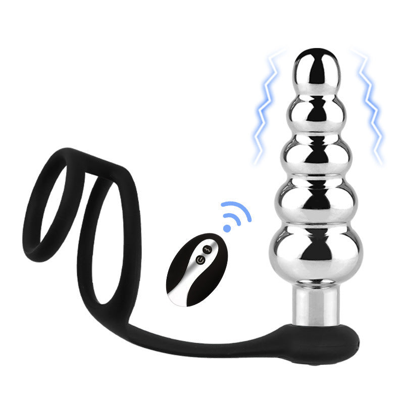 Thread Metal Remote Control Vibration Sex Toy Butt Plug Sex Toys