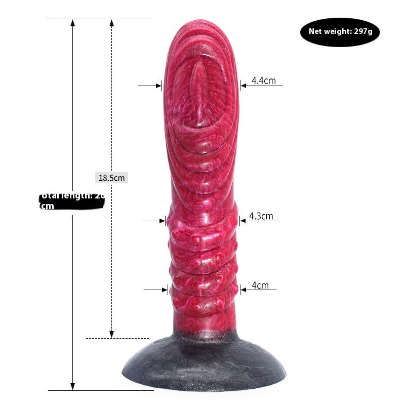 Colored Dildo Masturbator Irregular Anal Plug