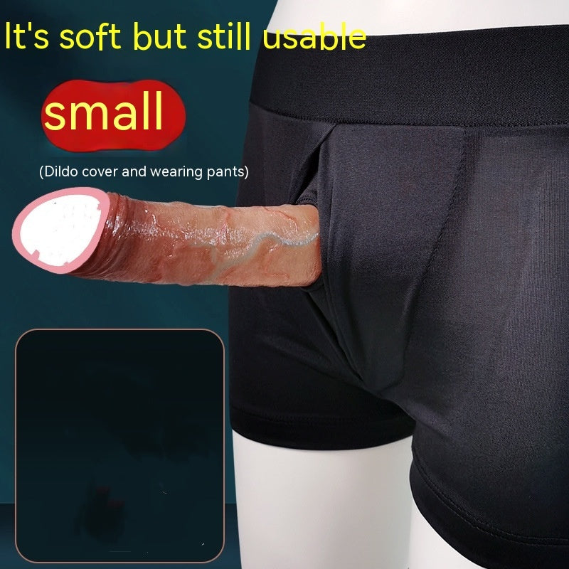 Wearable Pants Simulation Penis Penis Men's Masturbator Bold Lengthened Exotic Condom Sexy Sex Product
