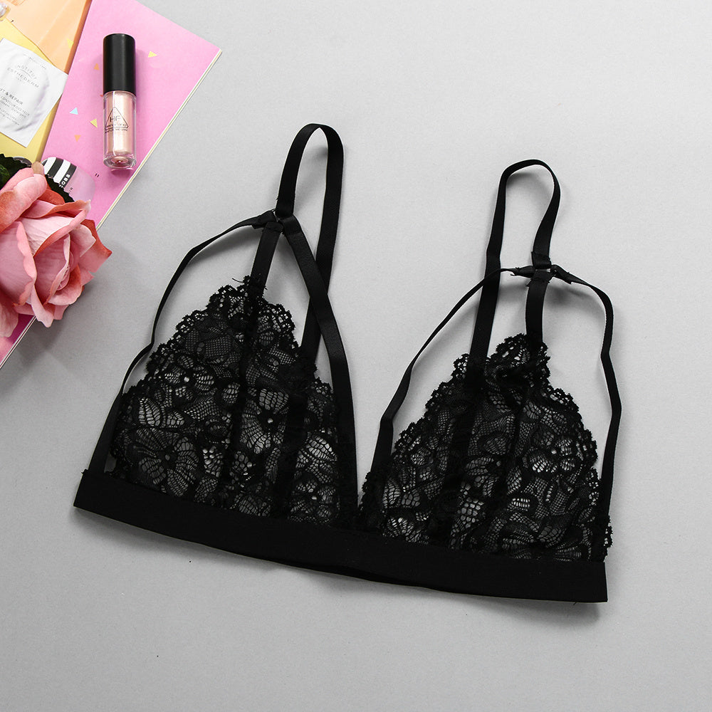 Lace sexy adjustable bra