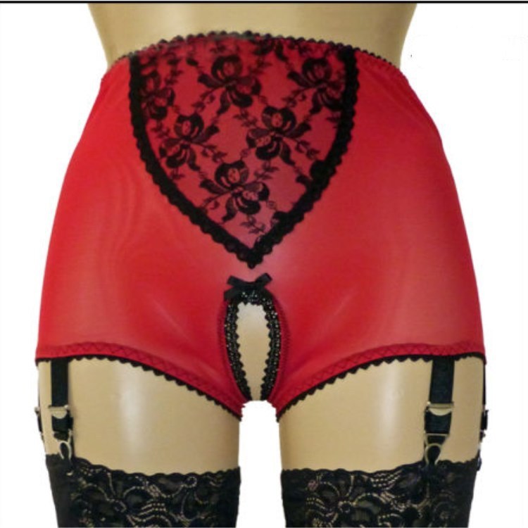 Transparent Sexy Ladies Mesh Lace Shorts