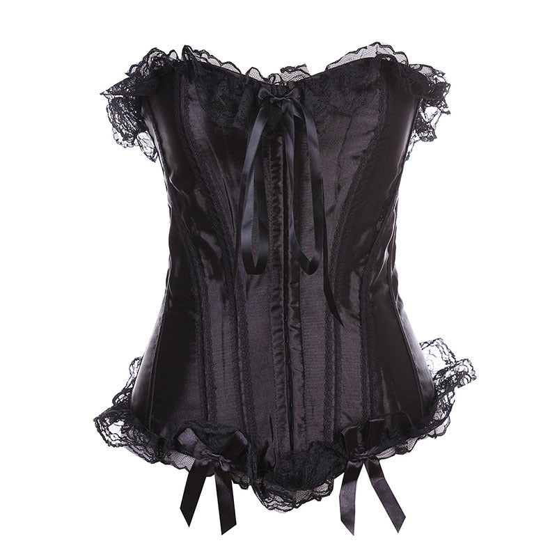 Sexy Black Ding Lace Corset