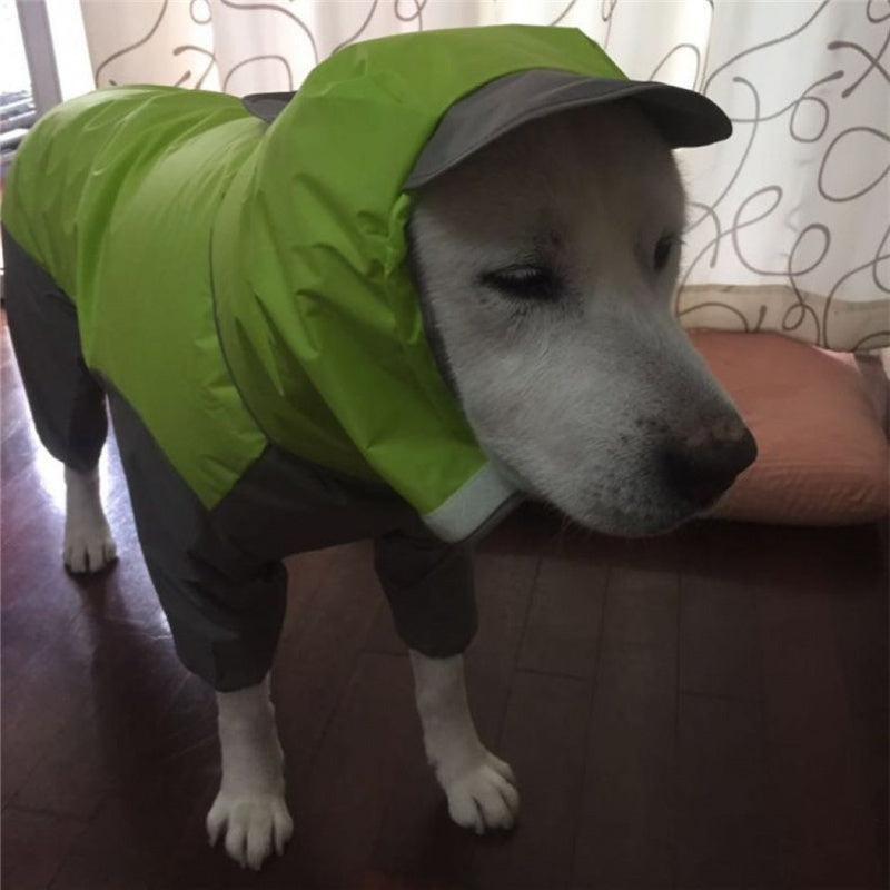 Four-legged all-inclusive pet waterproof clothes