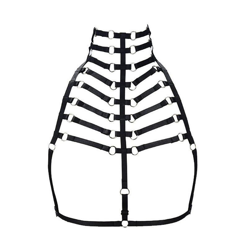 Sexy Strappy Bra, Bamboo-like Sexy Bundled Hollow Dance Uniform Temptation