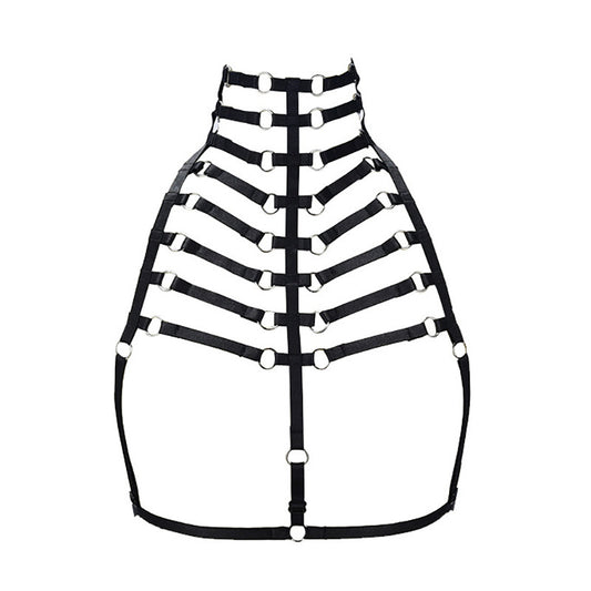 Sexy Strappy Bra, Bamboo-like Sexy Bundled Hollow Dance Uniform Temptation