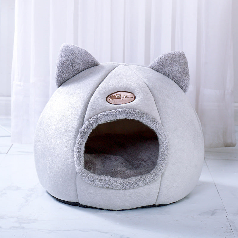 Cat Litter Warm Closed Kennel Small Dog Cold-Proof