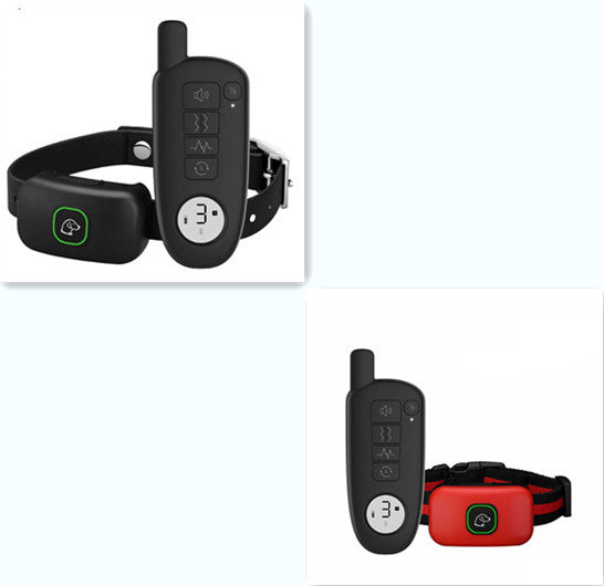 Dog Training Device LED Digital Display Training Supplies E-Commerce Factory Source Product Explosion Bark Remote Control
