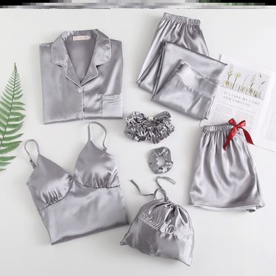 Sexy seven piece set with ice silk