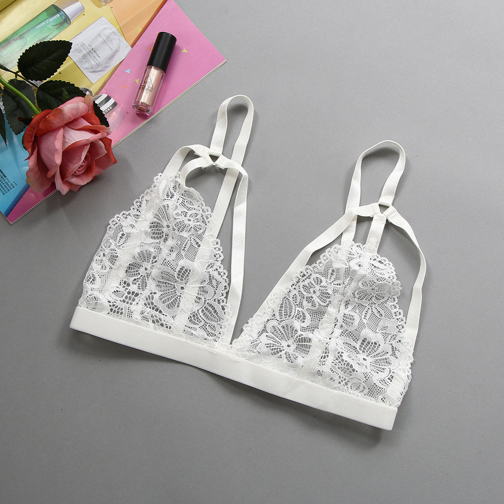 Lace sexy adjustable bra