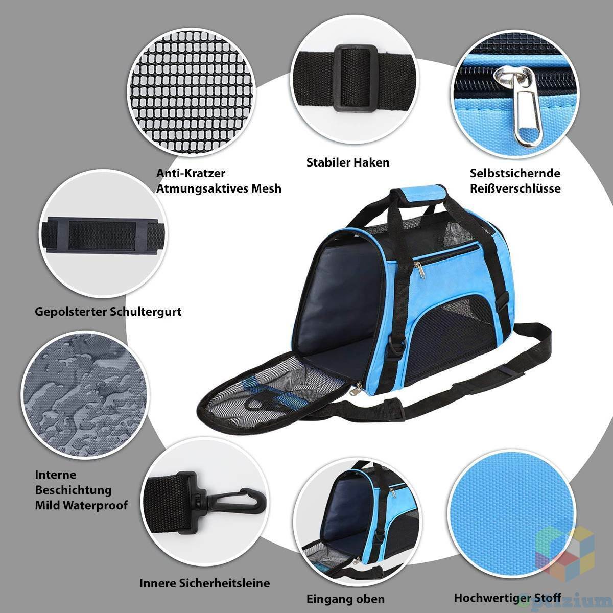 Transporttasche Haustier Katzentasche Hundebox Transportbox Tragebox Hunde Katze