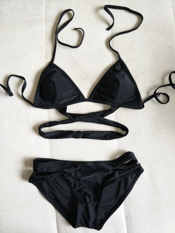 Sexy wisps split bikini swimsuit