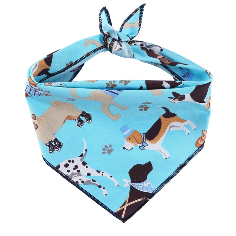 Dog scarf triangle scarf