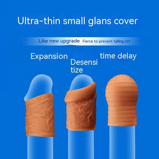 Ultra-thin Men's Turtle Head Blocking Ring Lasting Desensitization Happy Artifact