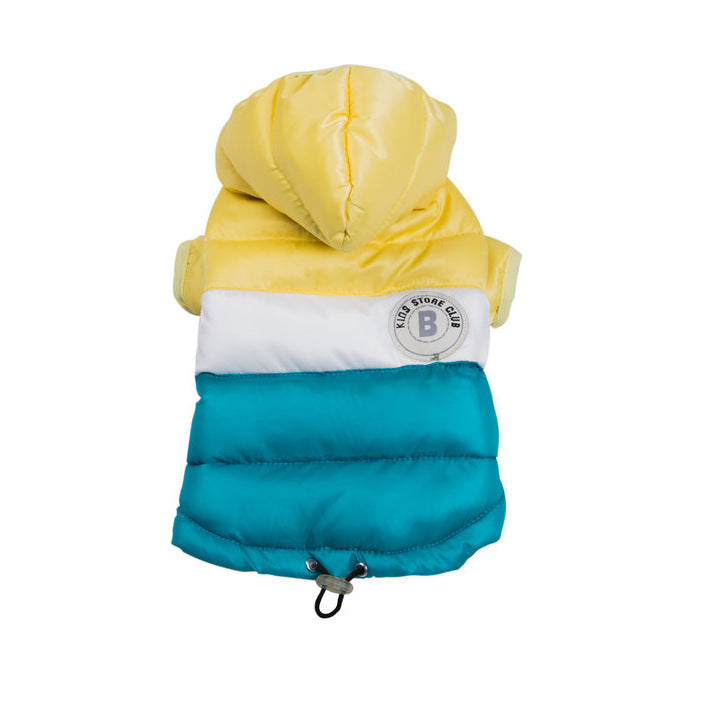 Two-Legged Cotton-Padded Clothes Multi-Color Optional Dog Warm Outdoor Clothes