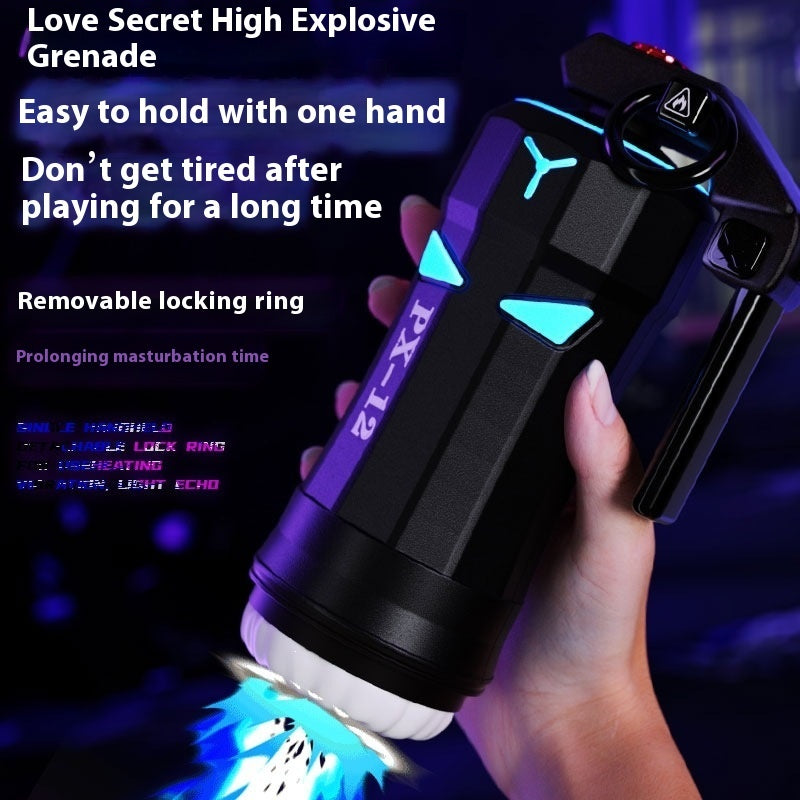 Telescopic Vibration Heating Men's Automatic Cup