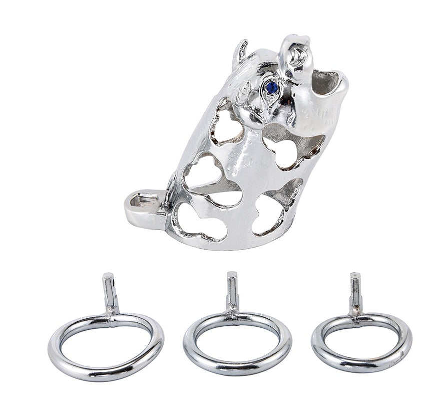 Metal Stainless Steel Male Chastity Device