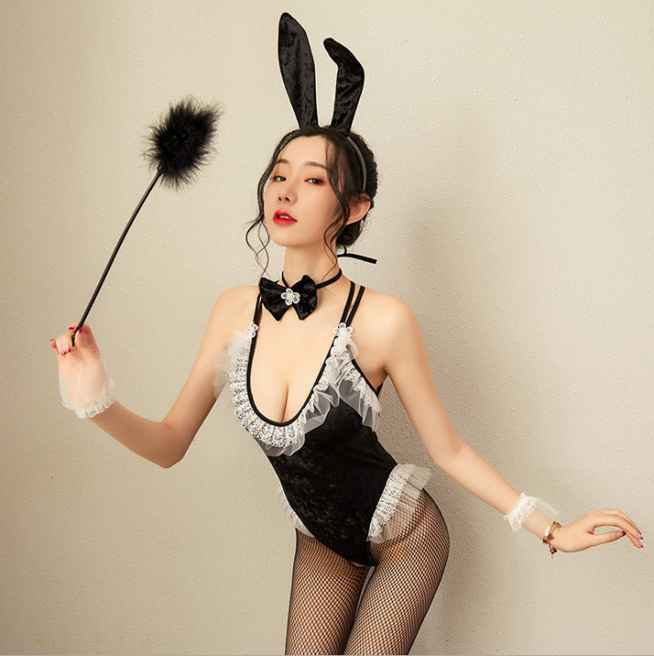Sexy Lingerie Women's Sexy Uniform Temptation Cosplay Velvet Bunny Girl