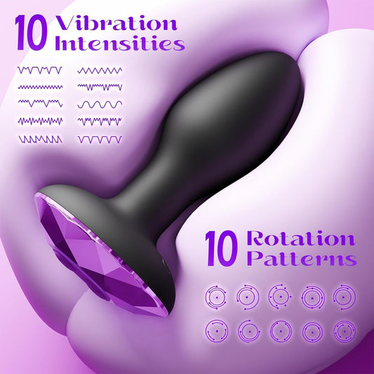 Wireless Remote Control Rotary Vibrating Massager