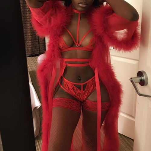See-thru Long Robe Sexy Lingerie