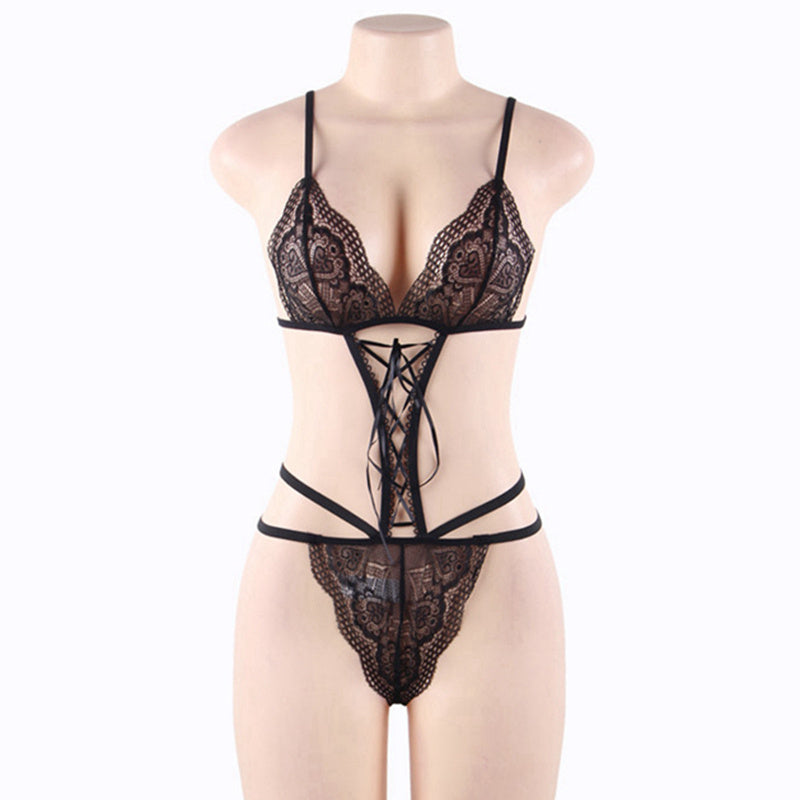 Large Size Erotic Lingerie Sexy One-piece Erotic Mature Ladies Pure Sexual