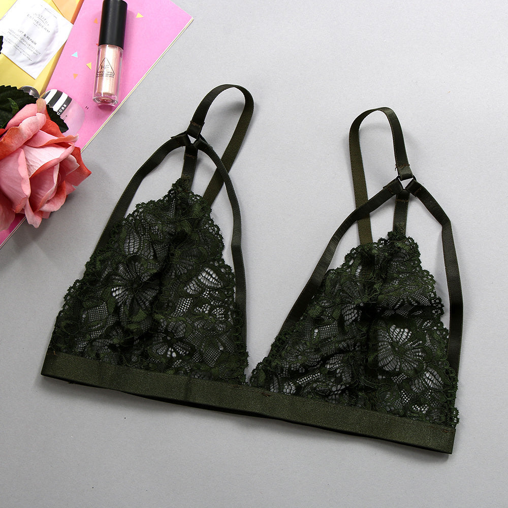 Lace sexy adjustable bra