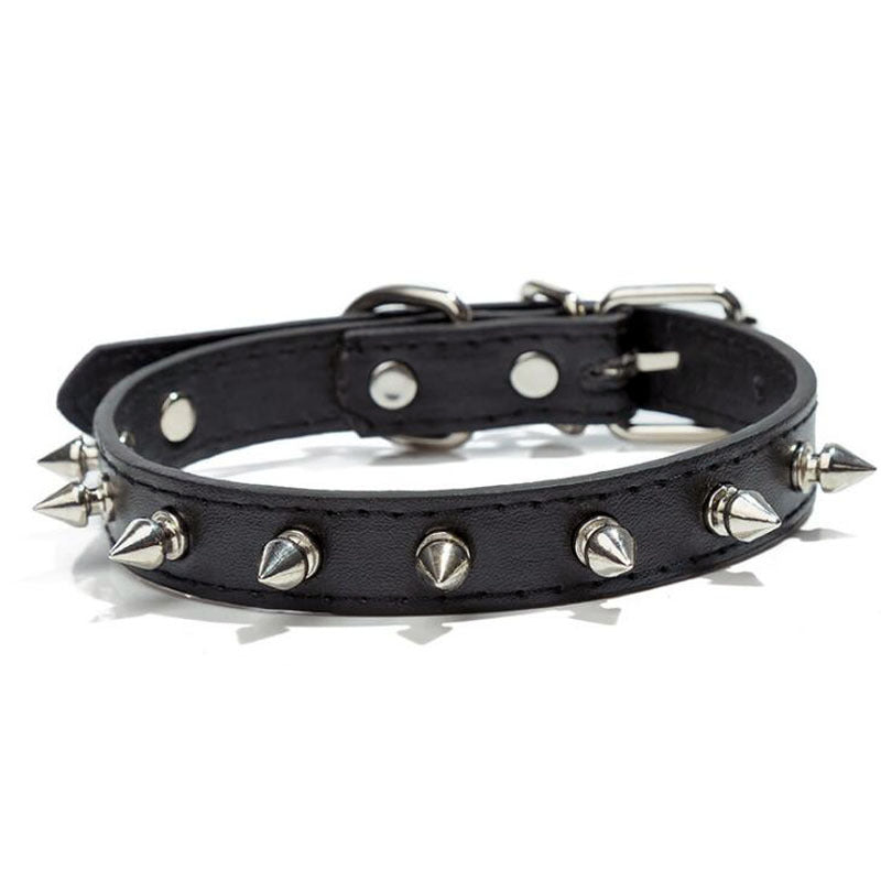 Pet With Multicolor  Pu Leather Dog Collar