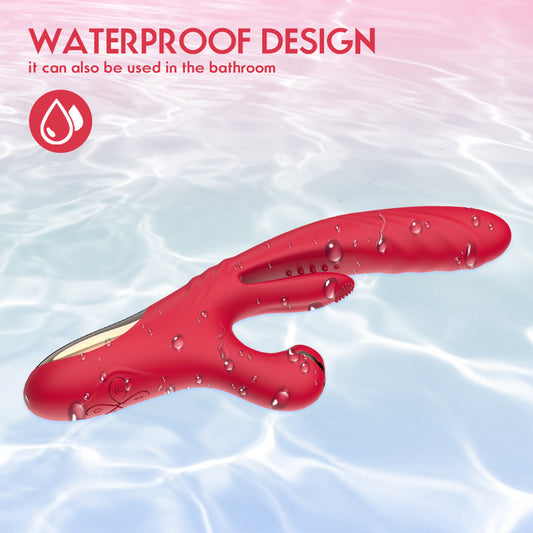 Sucking Automatic Tapping Telescopic Vibrator
