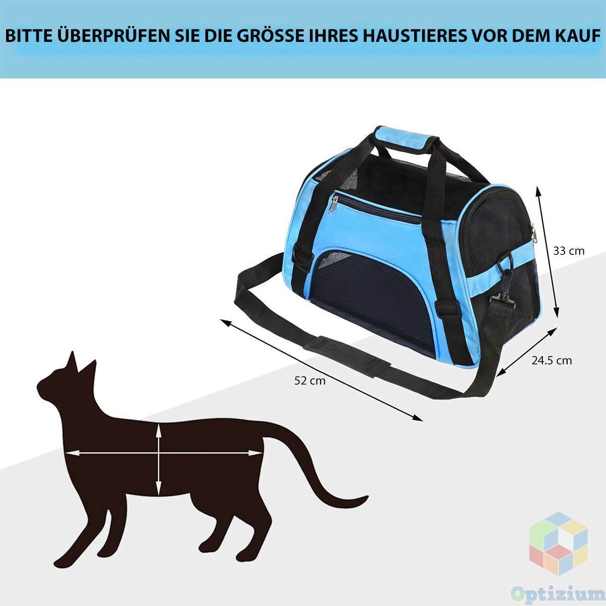 Transporttasche Haustier Katzentasche Hundebox Transportbox Tragebox Hunde Katze