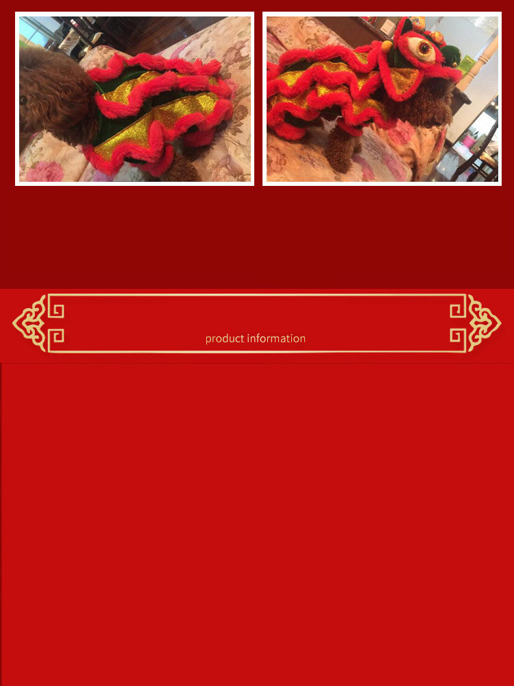 Cat dance lion pet funny dog cat funny costume