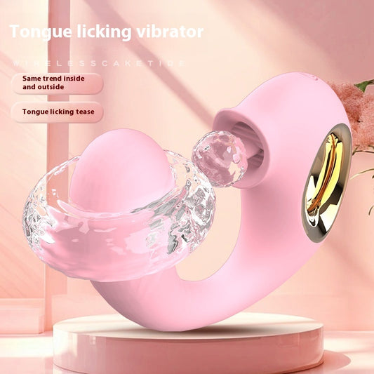 Dolphin Tongue Licking Electric Girl's Toy