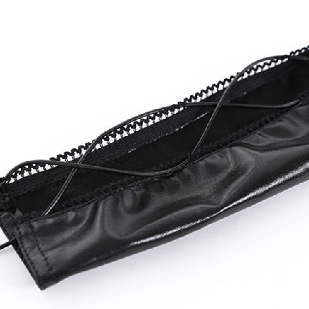 Hot Sexy Female Agent Patent Leather Suit