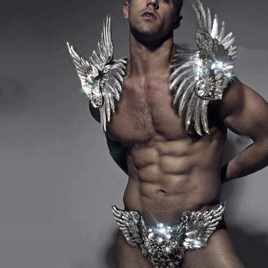 New Super Glitter Wings Sexy Costume Accessories