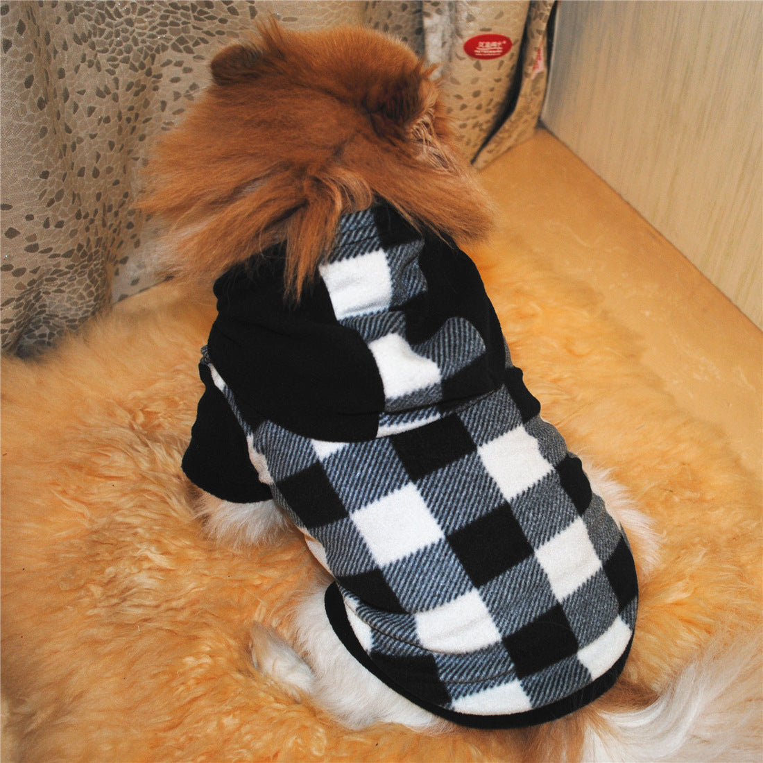 Pet Supplies Dog Winter Hooded Clothing Sweater